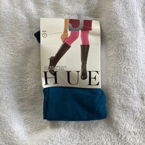HUE tights. Blue. From Anthropologie.